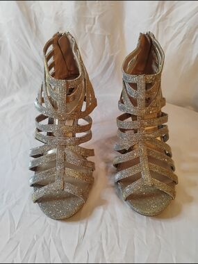 Coach and Four Glittery Strap Sandal
